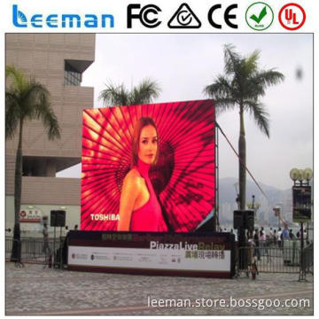 mobile truck digital advertising billboard Leeman 2015 trailer mobile advertising led video screen